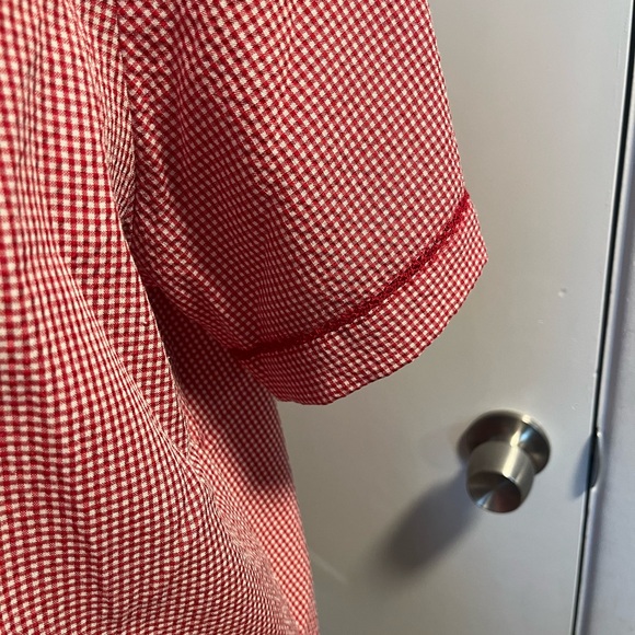 Koret Red/white Embroidered Flower Top Size 16W - Picture 4 of 6